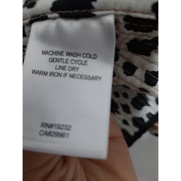 Alfred Dunner Women Sz 16 P Animal Print Lightweight Quilted Open Front Jacket - Picture 6 of 10